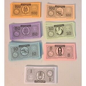 Monopoly Adventure Time Collectors Edition 2013 Replacement Cash Money